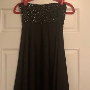 SEQUIN-WAISTED SKIRT